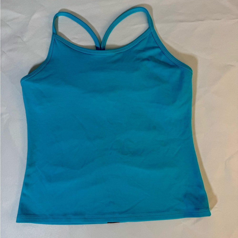 Like New- Ivivva by Lululemon Turquoise Strappy Tank – Girls Size 14